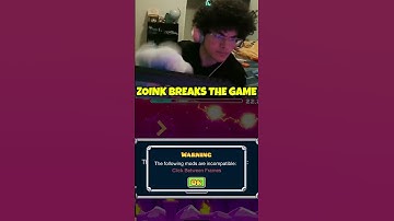 ZOINK BREAKS GEOMETRY DASH