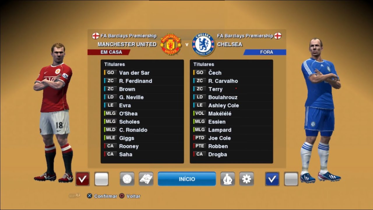 MANCHESTER UNITED X CHELSEA FC PES 2013 PATCH PES 06 CLASSIC PATCH