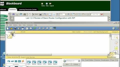 CCNA 3 Ch 1 Lab Intro using Packet Tracer 5.0