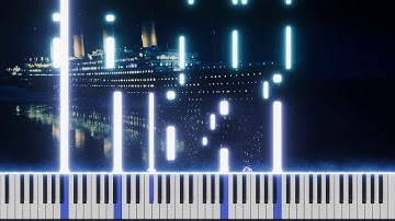 Titanic - My Heart Will Go On (piano visualizer)