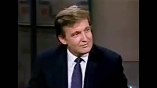 David Letterman Interviews Donald Trump About Running for President (1987)