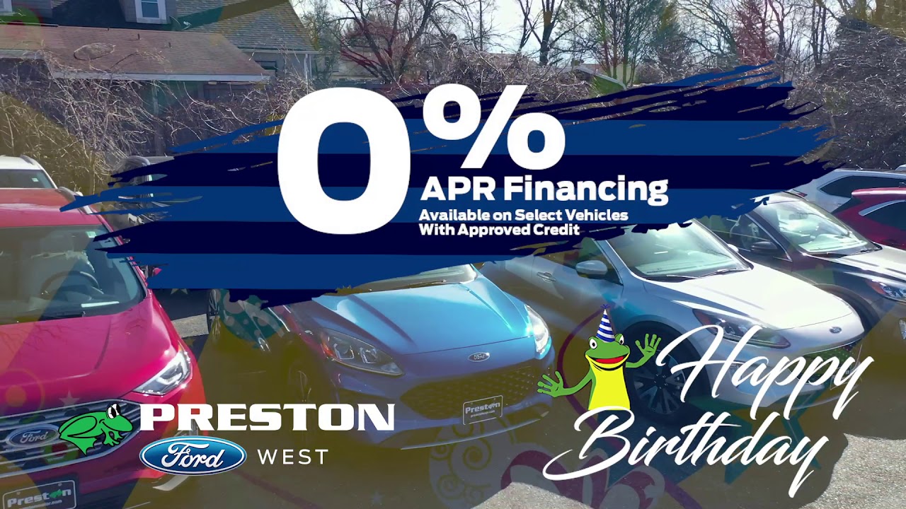 The Frog's Birthday Celebration at Preston Ford West!