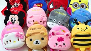 Kids' soft bags and cute cartoon characters