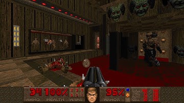Doom 2 - The 10x10 Project (Map 3: Salvia) Ultra Violence 100% (WAD Author: lunchlunch)