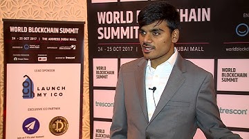 World Blockchain Summit, Dubai | In conversation with Sai Teja