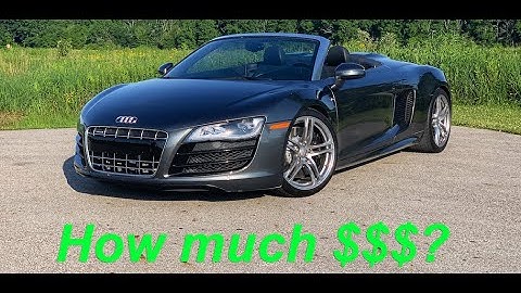 How Much Does It Really Cost to Own an Audi R8?