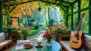 Peaceful Guitar Coffee Shop - Relaxing Acoustic Background Music For Study & Focus In Morning Cafe