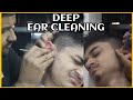 Deep Ear Cleaning and Wax Removal with Hydrogen Peroxide by SHAMBOO💈#asmr