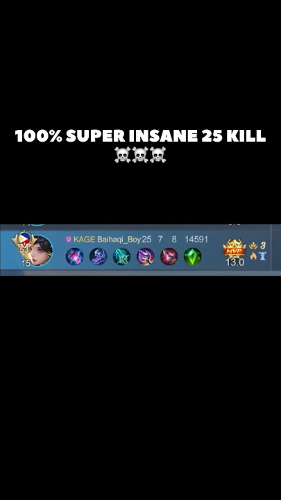 Super INSANE 25 Kill 🤯 Lunox Build 2025 #shorts #Lunox #mobilelegends