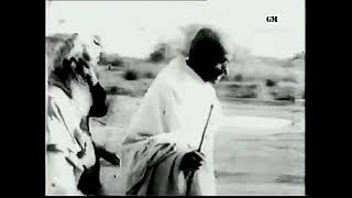 Mahatma Gandhi and Kasturba Visit Rabindranath Tagore at Santiniketan - 1940 | Gingerline Media