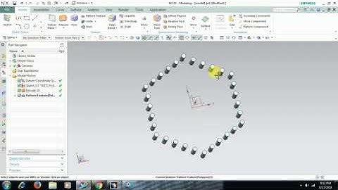 POLYGON PATTERN IN UG NX