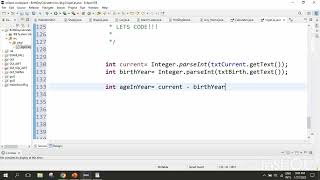 How to create an Age Calculator in Eclipse IDE (2022-06) using JFrame. (Part 2)