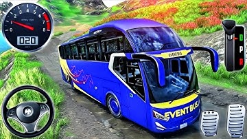 Offroad Coach Bus Driving 3D - Real Uphill Bus Drive Simulator - Android Gameplay #2