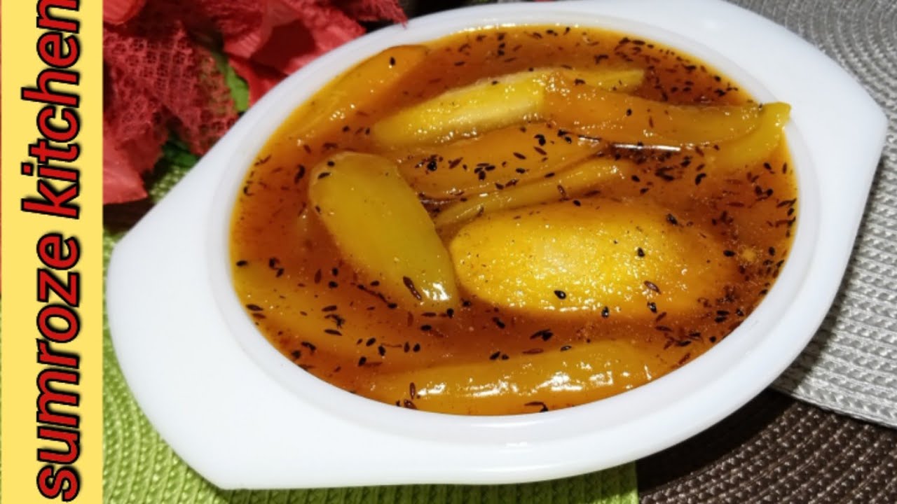 Aam ki chutney/ murabba/aam ki  khatti meethi chutney by sumroze kitchen / keri chutney