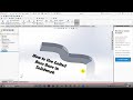 How to Use Swept Boss Base in Solidwork