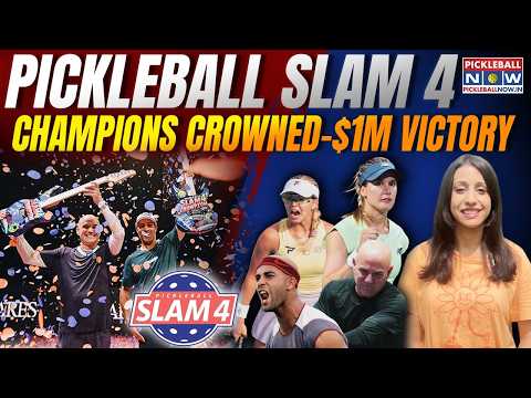 Pickleball Slam 4 Champions! Agassi & Blake Secure $1M Victory in Epic Final Clash at Hard Rock Live
