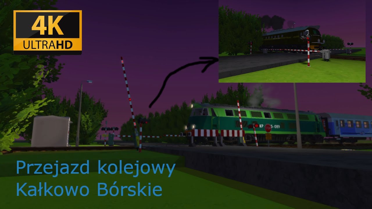 Przejazd kolejowy Kałkowo Bórskie