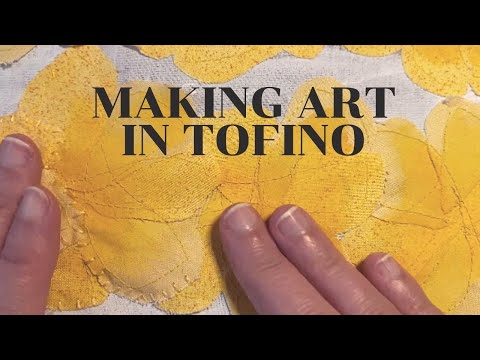 Painting & Stitching in Tofino | An Artist Travel Vlog & Check-In