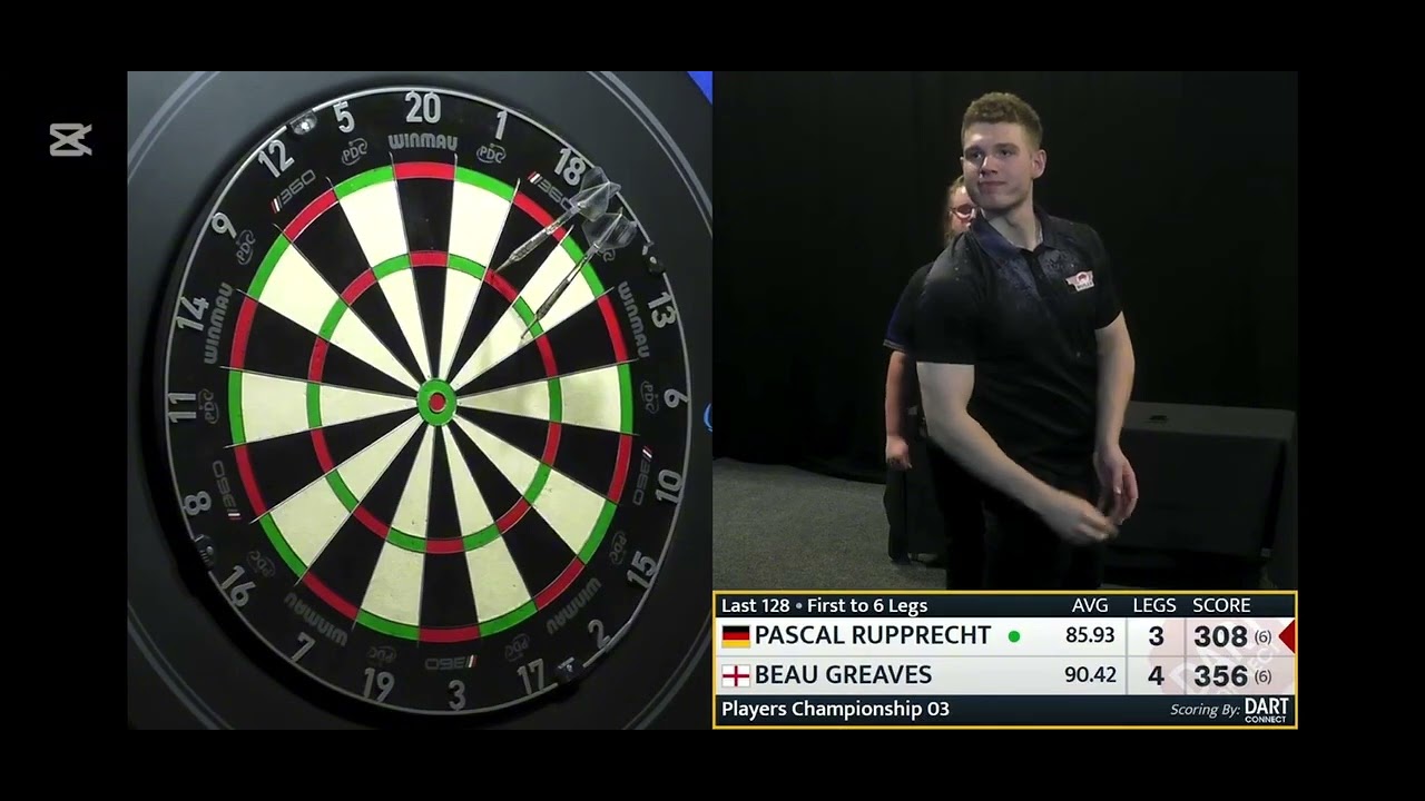 beau greaves VS rupprecht player championship 3 LAST 128 [FULL MATCH]