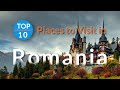 TOP 10 Best Places to Visit in Romania | Travel Video | Sky Travel