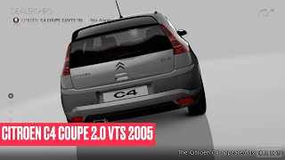 Citroen C4 Coupe 2.0 VTS 2005 [Gran Turismo 5] With Documentary Commentary