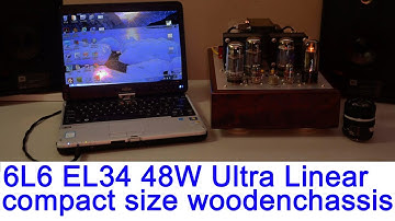 tube amplifier EL34 6L6 compatible schematic, williamson UL. EL34 6L6 호한 진공관앰프