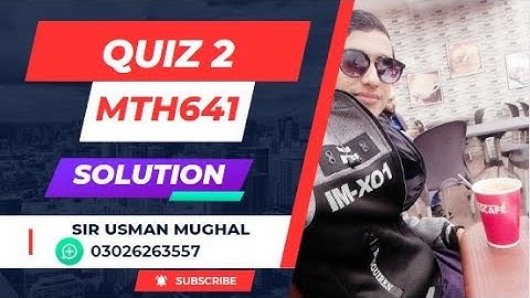 MTH641 - Functional Analysis (Quiz No.2) || mth641 quiz 2 solution 2023