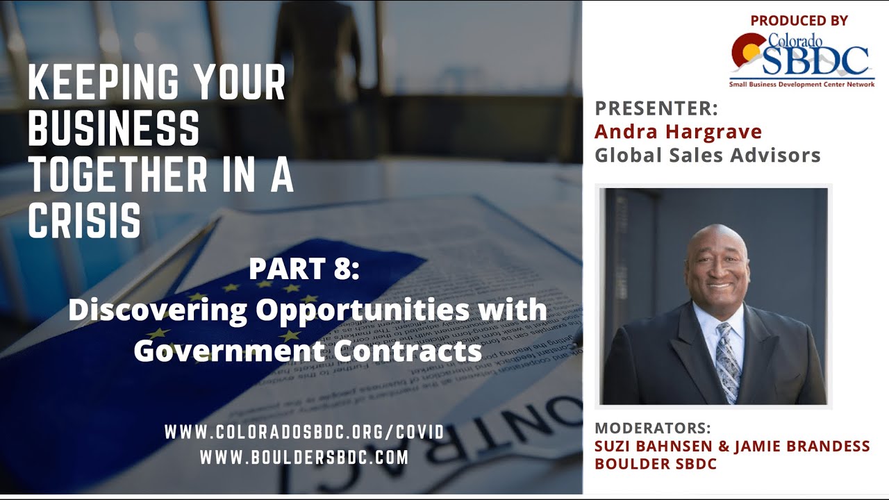 Part 8 Keeping Your Business Together in a Crisis: Opportunities with Part 8 Keeping Your Business Together in a Crisis: Opportunities with