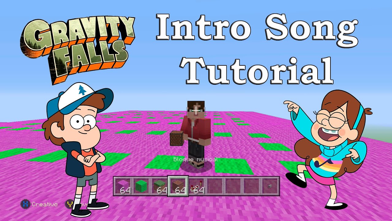 Gravity Falls Intro - Minecraft: XBOX 360/ONE/PS3/PS4 ¡ TUTORIAL ...