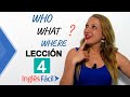 Curso De Ingles 🇺🇸 Lección 4 | Aprenda INGLÉS FÁCIL✔