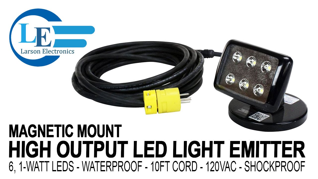 Mount High Output LED Light Emitter 6, 1Watt LEDs