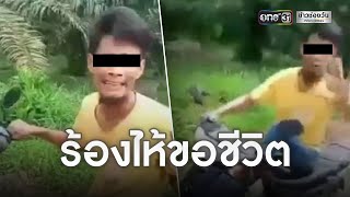 โจรลักแทงปาล์ม ถูกจับได้ ร้องไห้ขอชีวิต | ข่าวเย็นช่องวัน | ข่าวช่องวัน