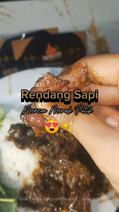 Link Pembelian: https://s.shopee.co.id/4L8DjbsWgK #MerconMerahPutih  #RendangSapi  #shortvideo #fyp