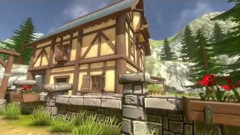 Unity 5 : 3D Medieval House Village Cartoon Kit
