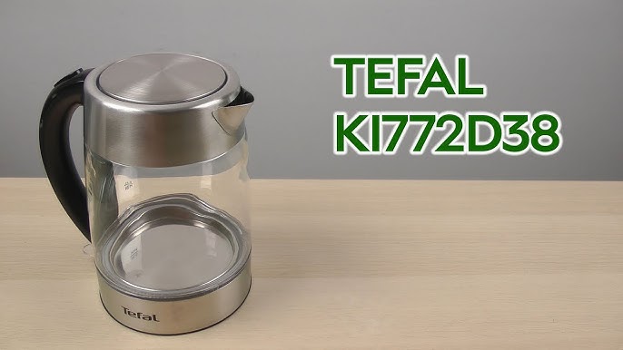 Electric kettle GLASS KI772D38 1,7 l, Tefal 