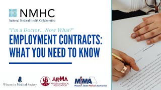 Employment Contracts: What You Need to Know | I'm a Doctor... Now What?