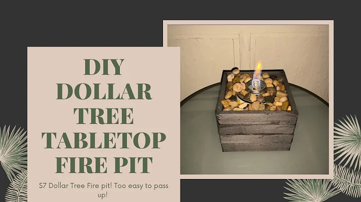 DOLLAR TREE DIY TABLETOP FIRE PIT [UNDER $10]|AGILESLIFEFORME