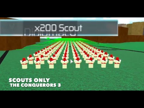 Scouts Only The Conquerors 3 Roblox Youtube