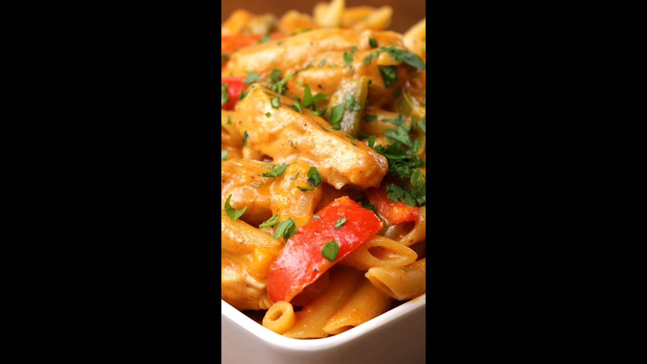 PART 1: Tucker's Quiet Kitchen: Chicken Fajita Pasta