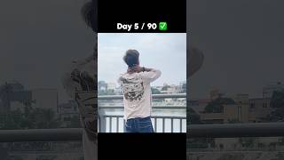 Day 5 / 90 days challenge ✅#transformation #motivation #vlog #gymmotivation