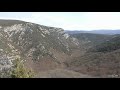 Крым. Вид с восточной оконечности мыса Биюк-Кармызы на Чернореченский каньон. 22 марта 2020 года.