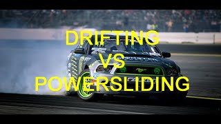 DRIIFTING VS POWERSLIDING
