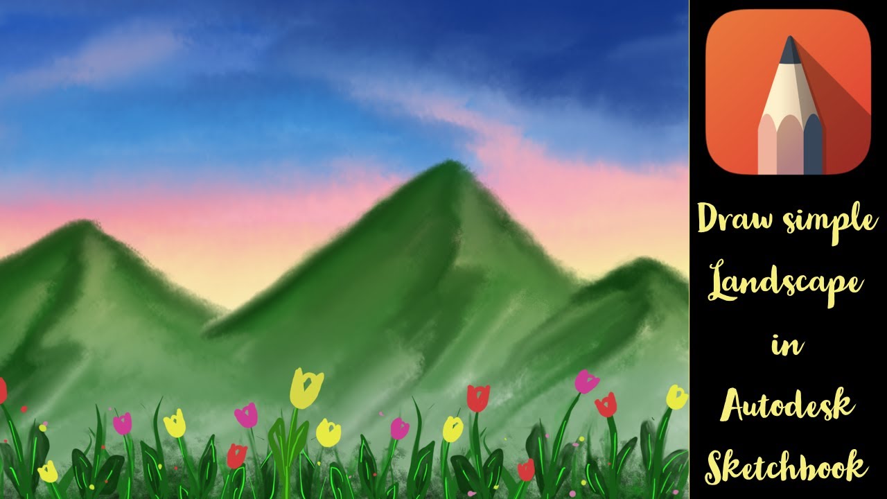 Draw Easy Simple Landscape In Ipad Using Autodesk Sketchbook Autodesksketchbook Landscape Youtube I was asked to create a tutorial on my line art techniques by the lovely people over at autodesk's sketchbook team for a series of tutorials they're cur. draw easy simple landscape in ipad using autodesk sketchbook autodesksketchbook landscape