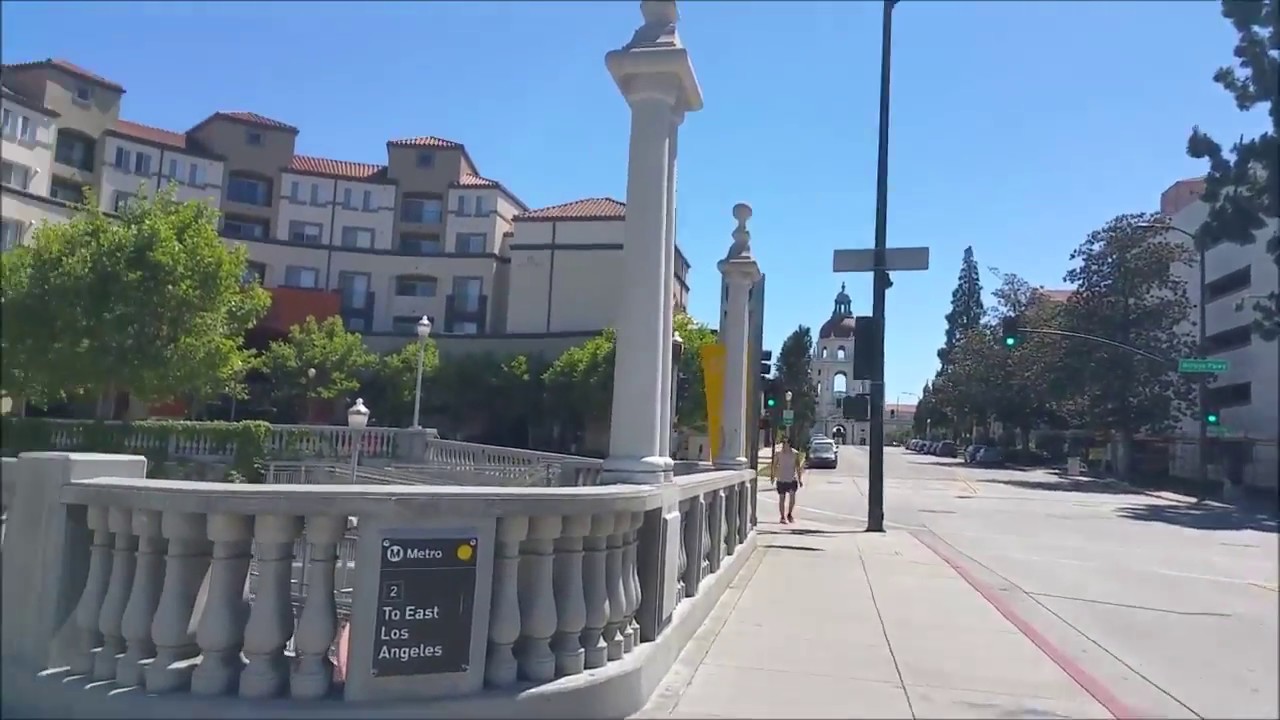 Memorial Park Metro Station Pasadena to Union Station Los Angeles - YouTube