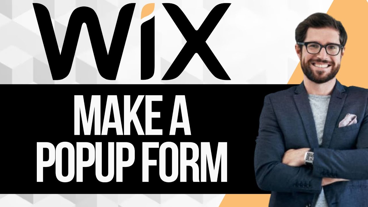 How to Make a Pop Up Form in Wix - YouTube