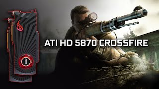 ASUS ROG Matrix HD 5870 Platinum 2GB Crossfire - Sniper Elite V2 BENCHMARK