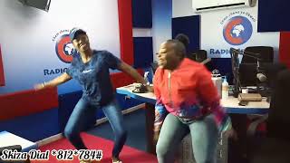 JUSTINA SYOKAU DANCING 2022 SONG WITH MELODY SINZORE ON  @Radio Citizen  (Skiza Dial *812*784)