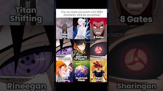 If you could master any of these iconic anime powers , which one are you choosing?