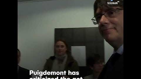 The Burning of Puigdemont