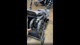 Joovy Caboose- How to remove front wheels
